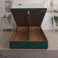 Nike Coil Sprung Ottoman End Lift Bed Set – rear view, storage open