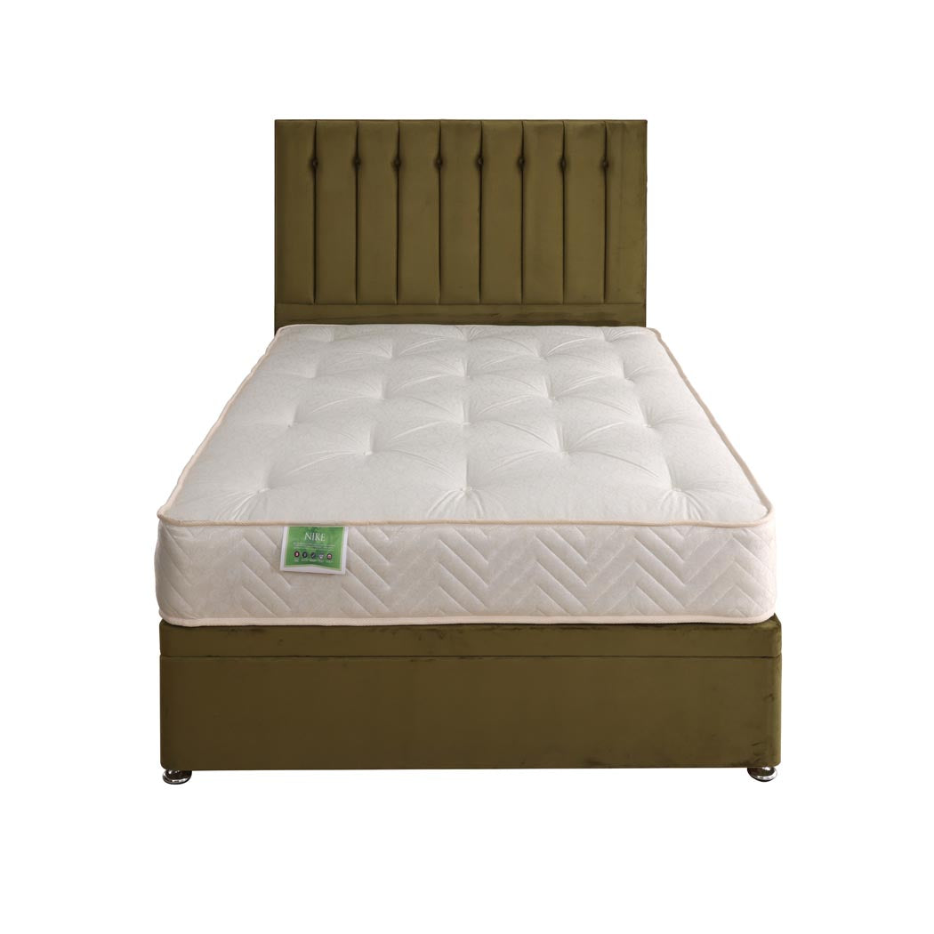 Nike Coil Sprung Ottoman Side Lift Bed Set – front view