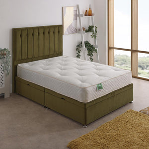 Nike Coil Sprung Ottoman Side Lift Bed Set – styled in a bedroom