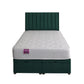 Orion Coil Sprung Ottoman End Lift Bed Set – front view, storage closed