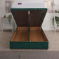 Orion Coil Sprung Ottoman End Lift Bed Set – front view, storage open