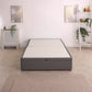 Ottoman Storage Half End Lift Divan Bed Base – front view, storage closed