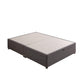 Ottoman Storage Half End Lift Divan Bed Base – angled view, storage closed