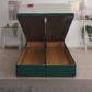 Pegasus Coil Sprung Ottoman End Lift Bed Set – rear view, storage open