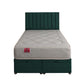 Pegasus Coil Sprung Ottoman End Lift Bed Set – front view