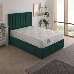 Platinum 5000 Pocket Sprung Intelligent Memory Ottoman End Lift Bed Set – styled in a bedroom