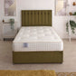 Platinum 5000 Pocket Sprung Intelligent Memory Ottoman Side Lift Bed Set – front view