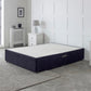 Premium Half End Lift Ottoman Storage Divan Bed Base – styled in a bedroom