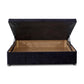 Premium Half End Lift Ottoman Storage Divan Bed Base – front view, storage open