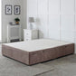 Premium Side Lift Ottoman Storage Divan Bed Base – styled in a bedroom