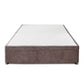 Premium Side Lift Ottoman Storage Divan Bed Base – front view, storage closed