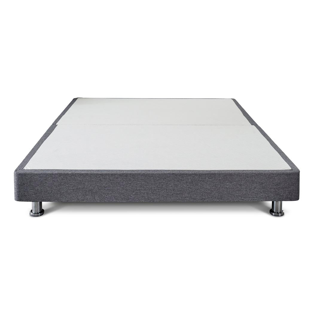 Premium Divan Bed Base on Chrome Metal Legs – front view