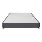 Premium Low Divan Bed Base On Chrome Glides – front view