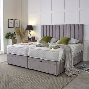 Supreme Guest Hotel Zip and Link 1500 Pocket Sprung Ottoman Divan Bed Set
