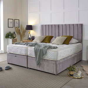 Supreme Guest Hotel Zip and Link 2000 Pocket Sprung Ottoman Divan Bed Set