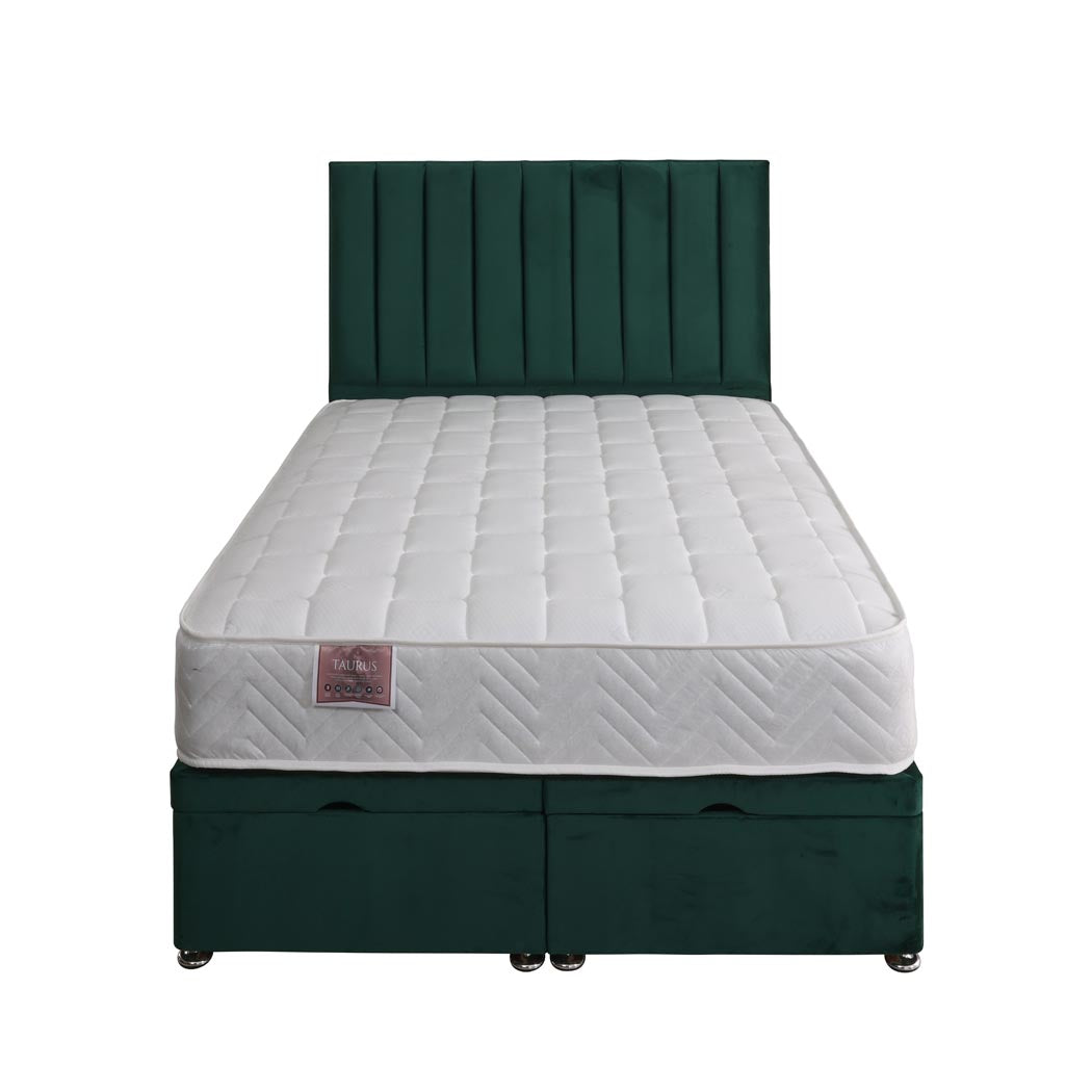 Taurus 1000 Pocket Sprung Ottoman End Lift Bed Set – front view