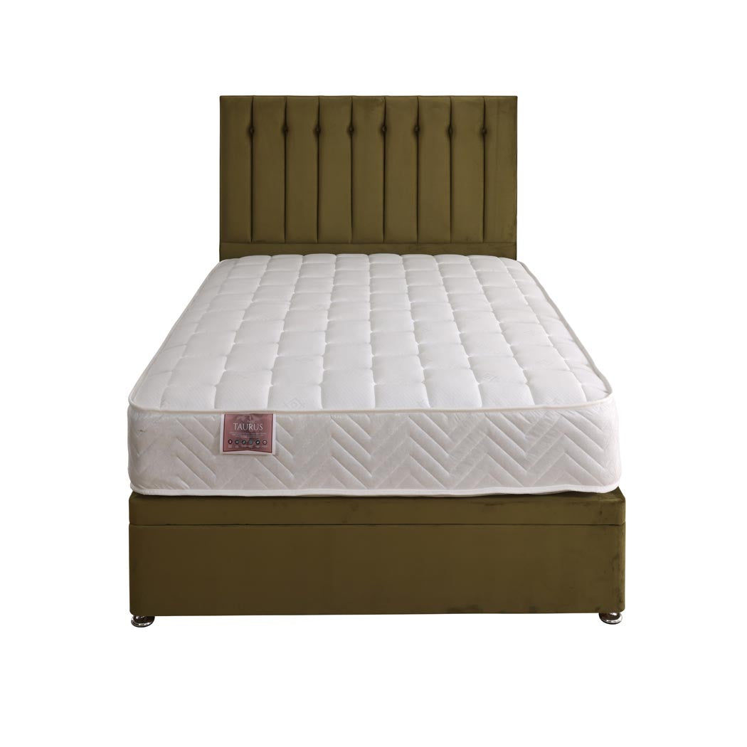 Taurus 1000 Pocket Sprung Ottoman Side Lift Bed Set – front view