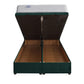 Titan Coil Sprung Ottoman End Lift Bed Set – front view, storage open