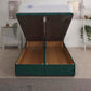 Titan Coil Sprung Ottoman End Lift Bed Set – front view, storage open