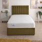 Titan Coil Sprung Ottoman Side Lift Bed Set – styled in a bedroom