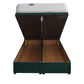 Victoria Orthopaedic Coil Sprung Ottoman End Lift Bed Set – rear view, storage open
