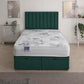 Windsor Orthopaedic Coil Sprung Ottoman End Lift Bed Set – front view, storage closed