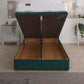 Windsor Orthopaedic Coil Sprung Ottoman End Lift Bed Set – front view, storage open