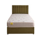 Zeus Orthopaedic Coil Sprung Ottoman Side Lift Bed Set – front view