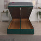 Zoya Coil Sprung Ottoman End Lift Bed Set – front view, storage open