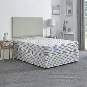 Classic Orthopaedic Guest Hotel Contract Coil Sprung Divan Bed Set