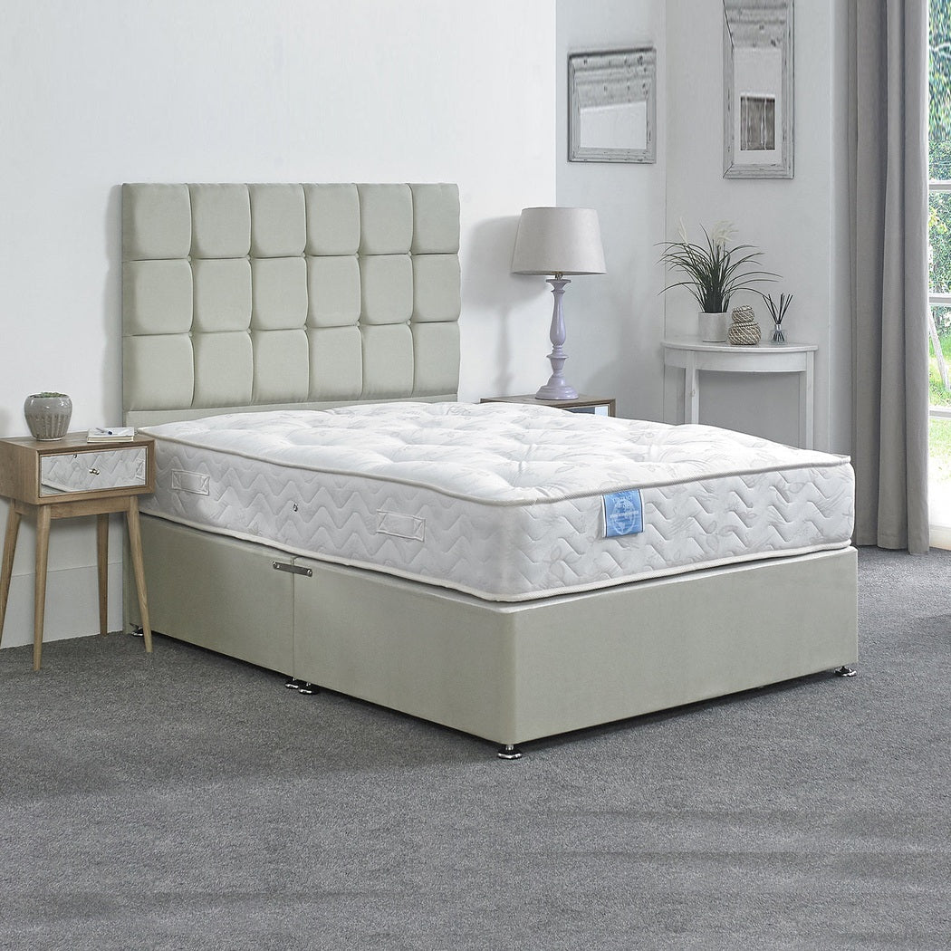 Supreme Guest Hotel Contract 1000 Pocket Sprung Divan Bed Set
