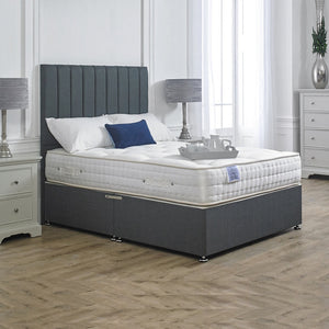 Luxury Hotel Contract 1000 Pocket Sprung Intelligent Fibre Divan Bed Set