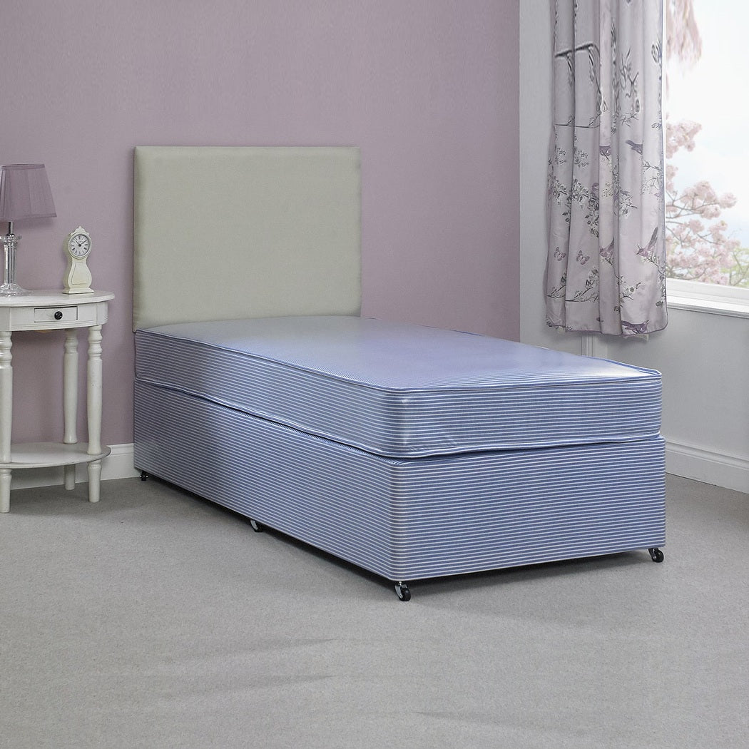 Thornley Orthopaedic Care Contract PVC Water Resistant Coil Sprung Divan Bed Set