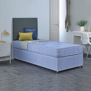 Warren Student Contract Tufted Coil Sprung Divan Bed Set