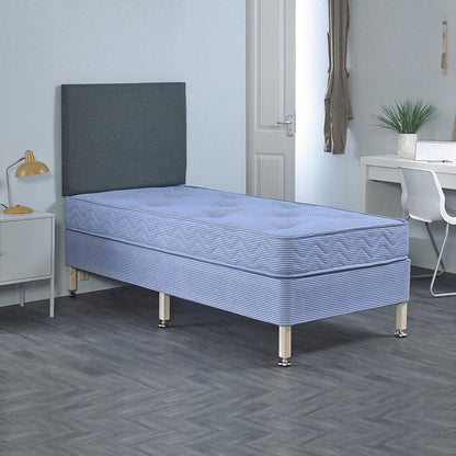 Warren Student Contract Tufted Coil Sprung Divan Bed Set on Legs