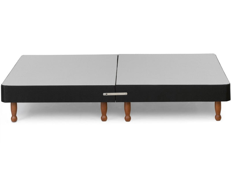 Platform Top Contract Divan Bed Base on Skittle Wooden Legs