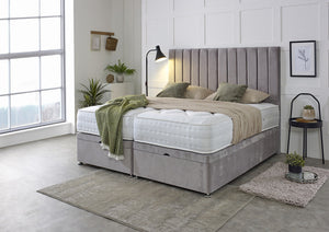 Essential Guest Hotel Zip and Link Contract 1500 Pocket Sprung Ottoman Divan Bed Set