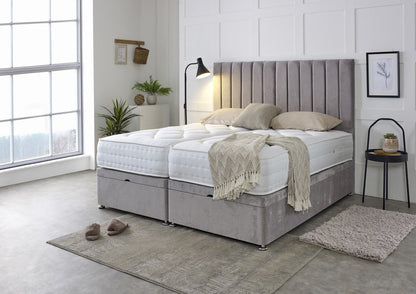 Essential Guest Hotel Zip and Link Contract 2000 Pocket Sprung Ottoman Divan Bed Set