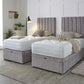 Essential Guest Hotel Zip and Link Contract 2000 Pocket Sprung Ottoman Divan Bed Set