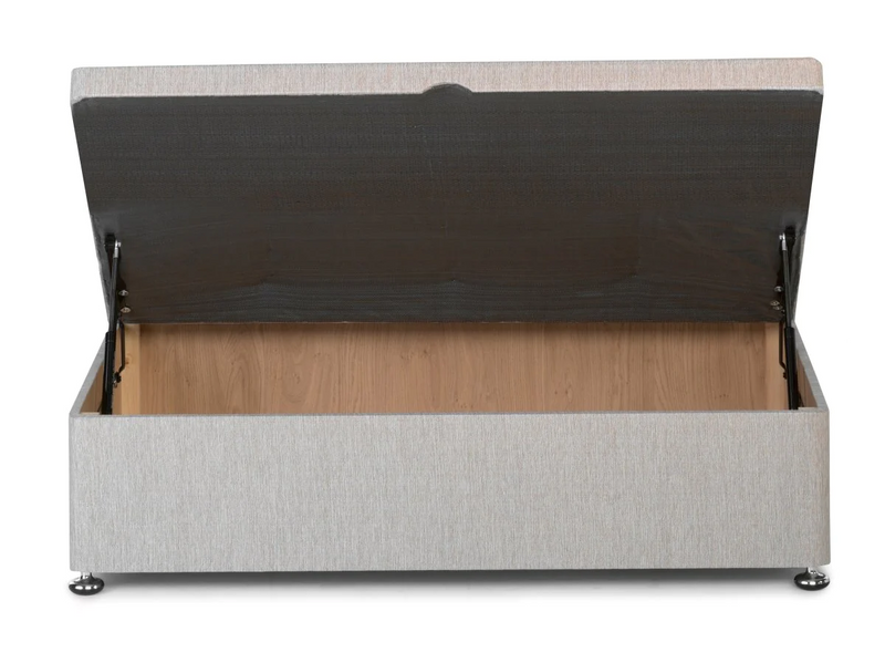 Ottoman Storage Half Opening Divan Bed Base Front
