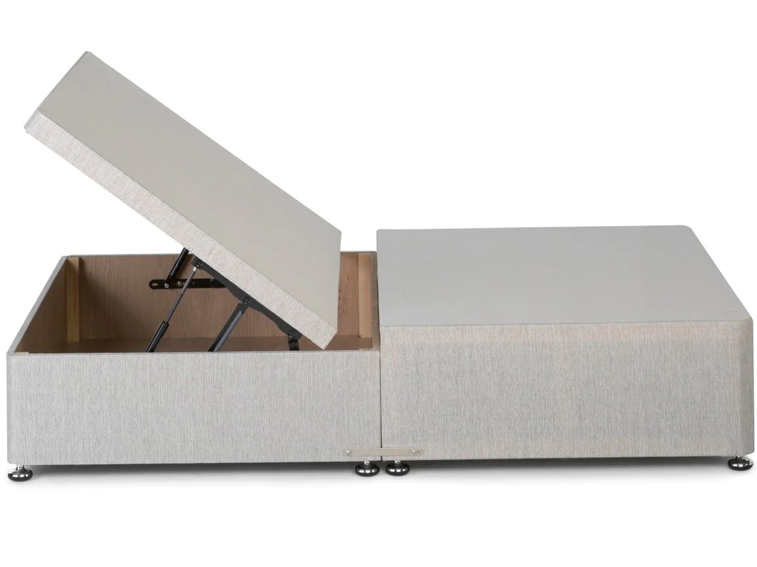 Ottoman Storage Half Opening Divan Bed Base Side