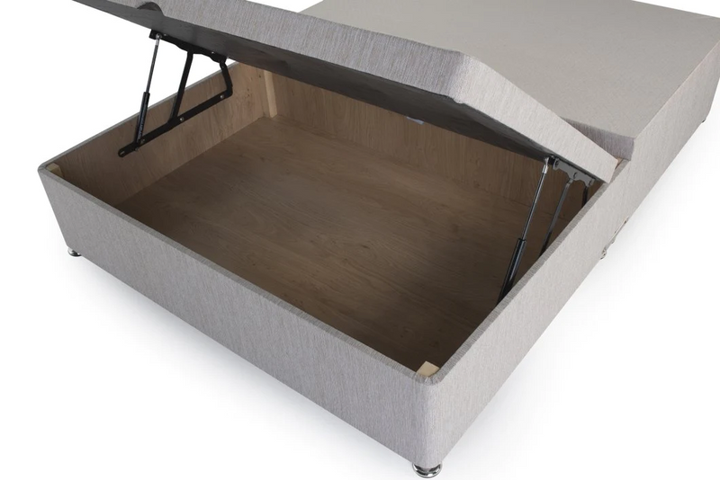 Ottoman Storage Half Opening Divan Bed Base Top