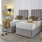 Luxury Hotel Zip and Link Contract 5000 Pocket Sprung Intelligent Wool Ottoman Divan Bed Set