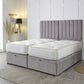Luxury Hotel Zip and Link Contract 5000 Pocket Sprung Intelligent Wool Ottoman Divan Bed Set