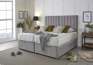 Supreme Guest Hotel Zip and Link Contract 2000 Pocket Sprung Ottoman Divan Bed Set