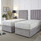 Supreme Guest Hotel Zip and Link Contract 1000 Pocket Sprung Ottoman Divan Bed Set