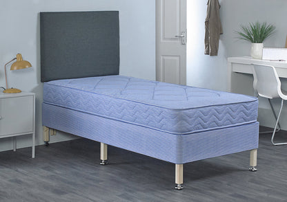 Beamish Student Contract Coil Sprung Quilted Divan Bed Set on Legs