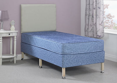Derwent Care Contract Water Resistant Coil Sprung Divan Bed Set on Legs