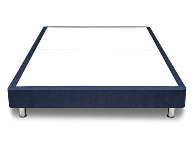 Platform Top Contract Divan Bed Base on Chrome Metal Legs