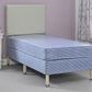 Thornley Care Contract PVC Water Resistant Coil Sprung Divan Bed Set on Legs